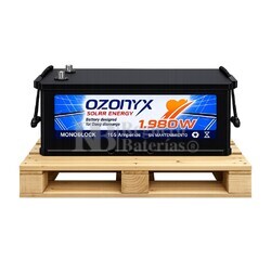 Bater�a Solar 165 Amperios 12 Voltios | Sin Mantenimiento Ozonyx OZX165.AS